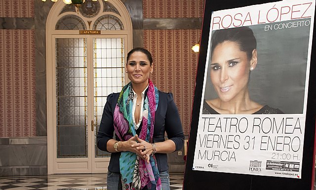 Rosa López vuelve a Murcia para presentar el trabajo que considera 'de recuerdos'
