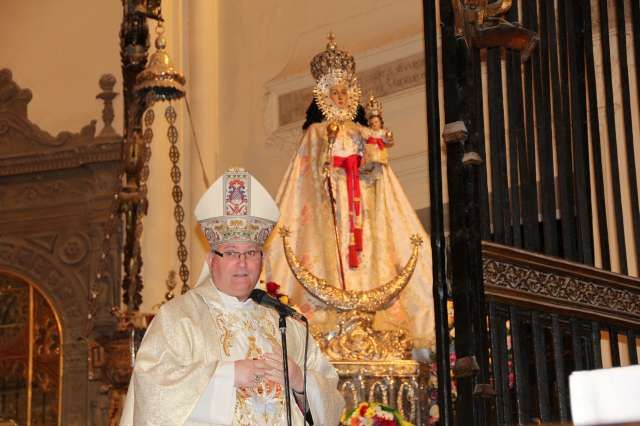La Virgen de la Fuensanta regresa a su santuario en el monte