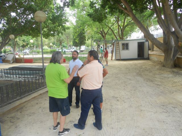 Comienza la instalación de los Huertos del Malecón