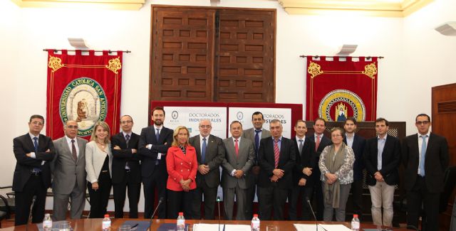 El programa de Doctorados Industriales de la UCAM permite a trece jóvenes investigar en empresas de la Región