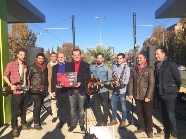 Los usuarios del transporte público viajarán con bandas de rock y pop murcianas