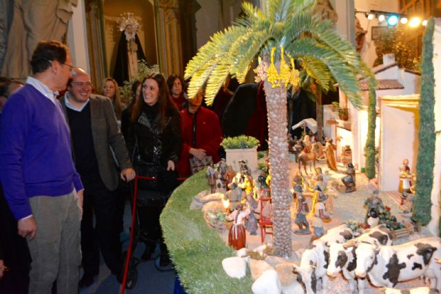 Inauguración del Belén de la Peña Huertana La Pava