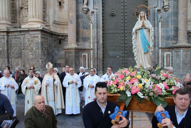 Los hospitalarios traen Lourdes a la Catedral de Murcia