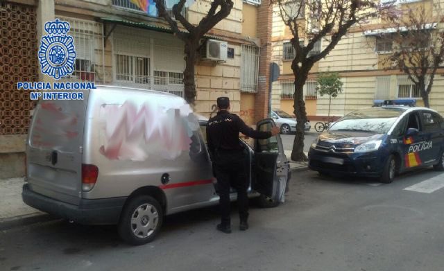 Detenido tras robar un vehículo en un concesionario de la ciudad de Murcia