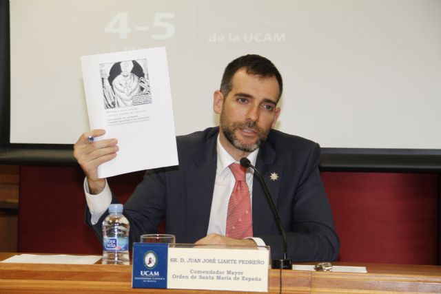 Juan José Liarte, comendador mayor de la Orden De Santa María de España