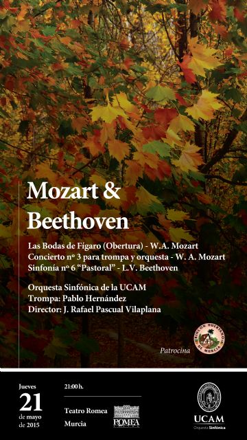 La Orquesta Sinfónica de la UCAM cierra el curso con Mozart y Beethoven