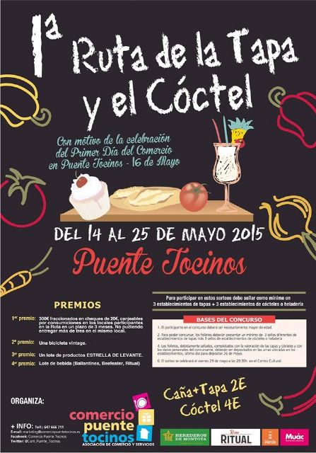 Puente Tocinos continúa con la celebración de su primera ruta de la tapa y el cóctel