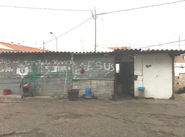 Ahora Murcia propone la creación de un plan municipal para erradicar el chabolismo tradicional