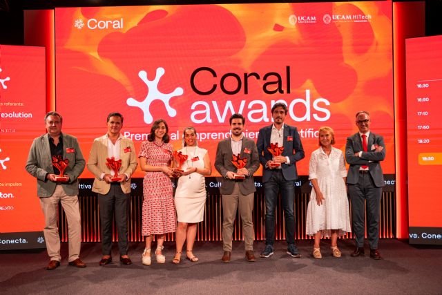 Los Coral Awards, de UCAM HiTech, reconocen el talento y el emprendimiento científico