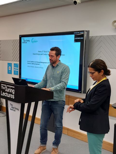 El investigador Alfonso Ramallo transfiere resultados UMU en el Alan Turing Institute