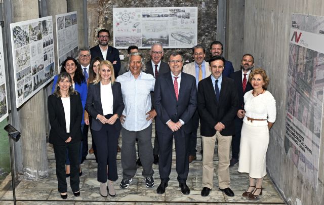 La Plaza Central contará con una gran pérgola elíptica como puerta de entrada a la ciudad de Murcia