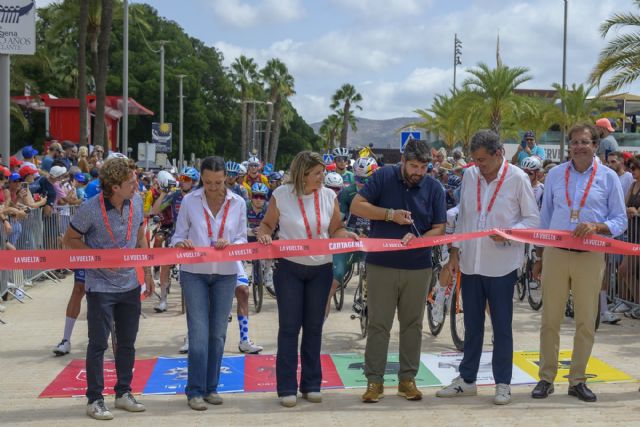 López Miras, en la etapa de La Vuelta entre Cartagena y Lorca: 'Volvemos a ser protagonistas de uno de los eventos deportivos más importantes del mundo'