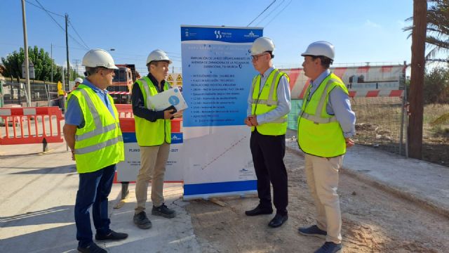 El Ayuntamiento impulsa la mejora de infraestructuras en Zarandona con la ampliación de la red de saneamiento