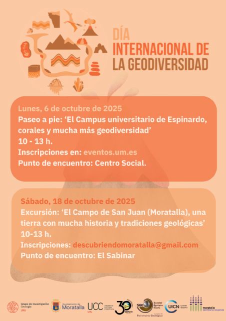 La UMU celebra el Día Internacional de la Geodiversidad con una ruta guiada por el campus