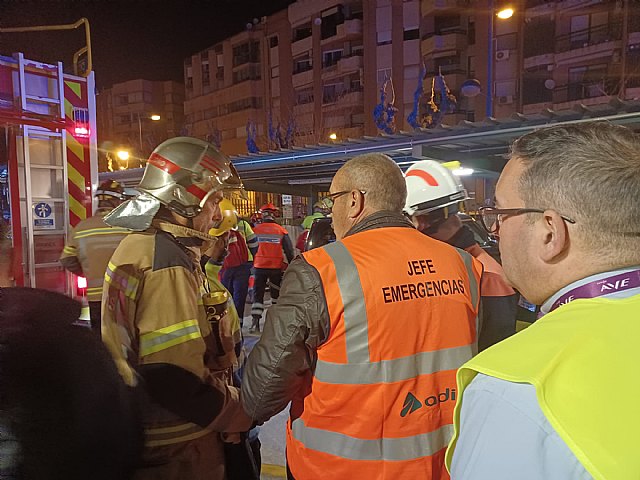Adif y Renfe realizan un simulacro de emergencia a escala real en la estación de Murcia del Carmen