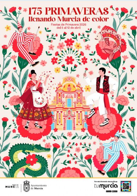 Murcia da la bienvenida ma&ntilde;ana a sus fiestas con la gran inauguración de los Jardines de Primavera