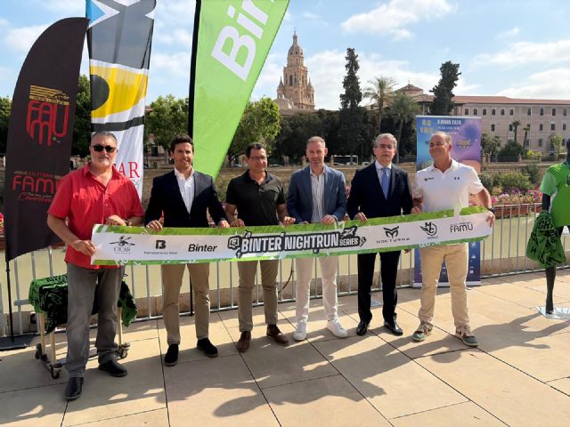 La carrera 'Binter Night Run-Nocturna Murcia' recorrerá las calles de Murcia la noche del 6 de junio