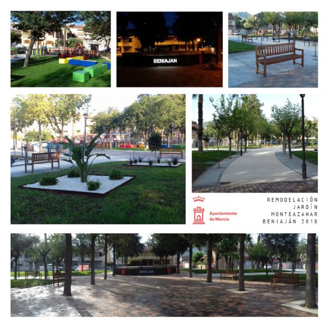 Los vecinos de Beniaján inauguran esta tarde los 10.000 m2 del nuevo Jardín de Monteazahar