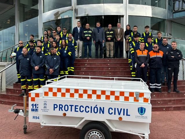 El Ayuntamiento de Murcia refuerza el Servicio de Protección Civil con la incorporación de un nuevo remolque