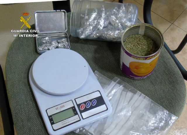 Desmantelado un punto de venta de droga al menudeo en Monteagudo-Murcia