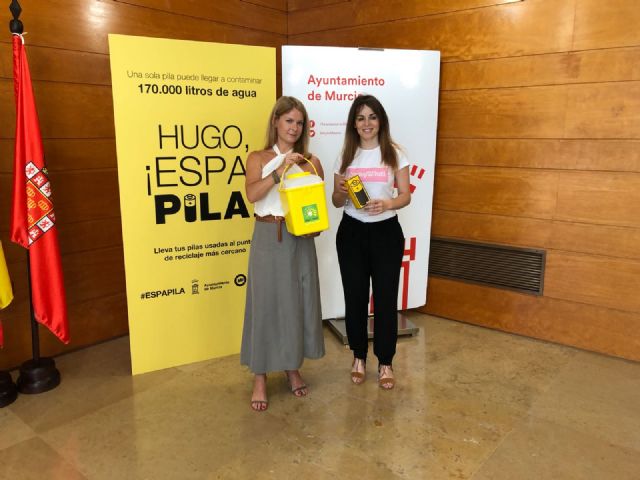 La campaña ¡Espapila! anima a los murcianos a reciclar pilas y baterías correctamente