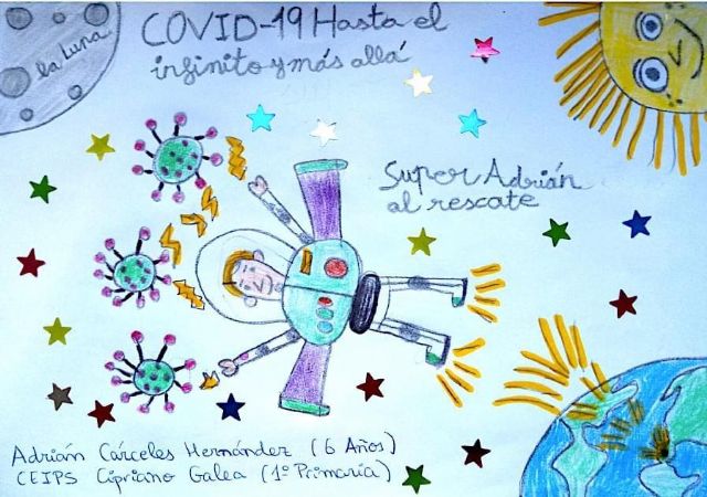 Más de treinta escolares participan en el concurso de dibujo ´Cuando tuvimos que quedarnos en casa´