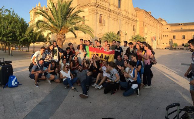 Los 50 voluntarios de la UCAM participantes en la JMJ en Polonia ya están en casa