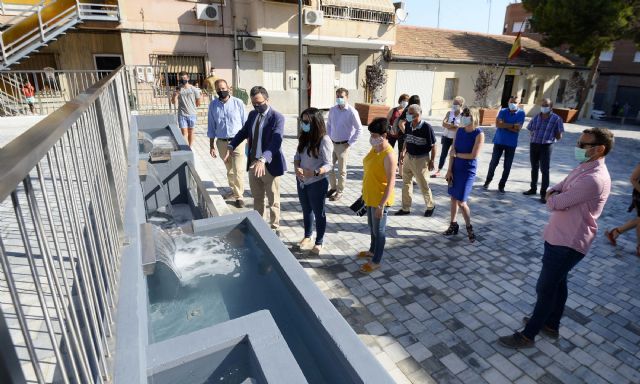 La plaza Antonete Gálvez, una zona peatonal de 873 m2 más accesible y renovada para las familias de Torreagüera