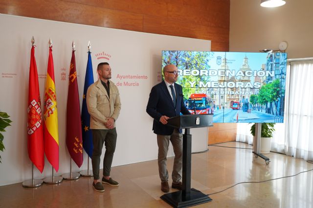 Murcia mejora desde el 1 de noviembre ocho líneas urbanas con más capacidad, nuevos destinos y recorridos más directos