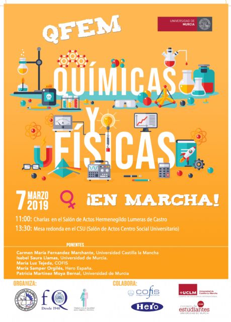 Las mujeres químicas y físicas protagonizan unas jornadas en la Universidad de Murcia
