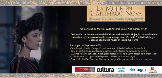 La Universidad de Murcia proyecta un documental sobre el papel de la mujer en la antigua Roma
