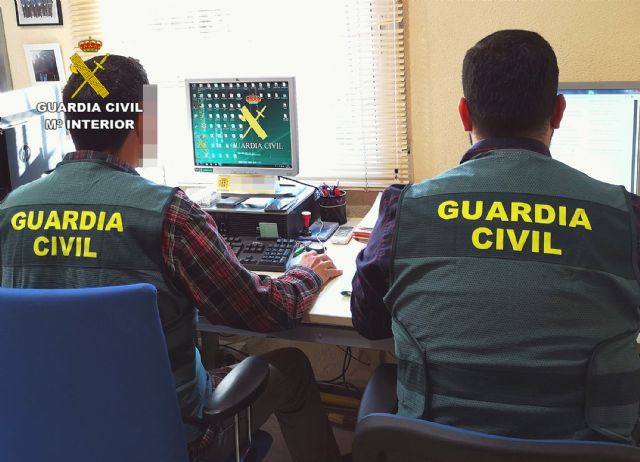 La Guardia Civil detiene en Murcia a un experimentado delincuente por varios robos y hurtos