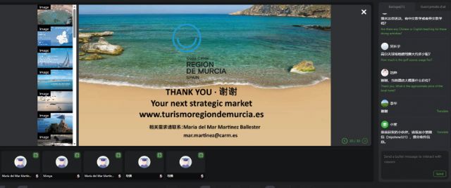 Murcia explora el mercado chino para captar nuevos viajeros y diversificar sus mercados turísticos