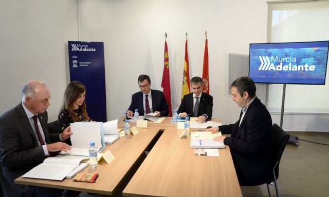 El colector de la zona Norte de Murcia, tema prioritario de la reunión bilateral entre Ballesta y Del Amor