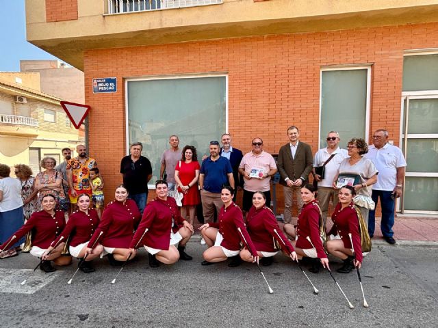 Los Ramos cuenta con una placa más en sus calles en homenaje al impulsor de la Banda de Música y Majoretes