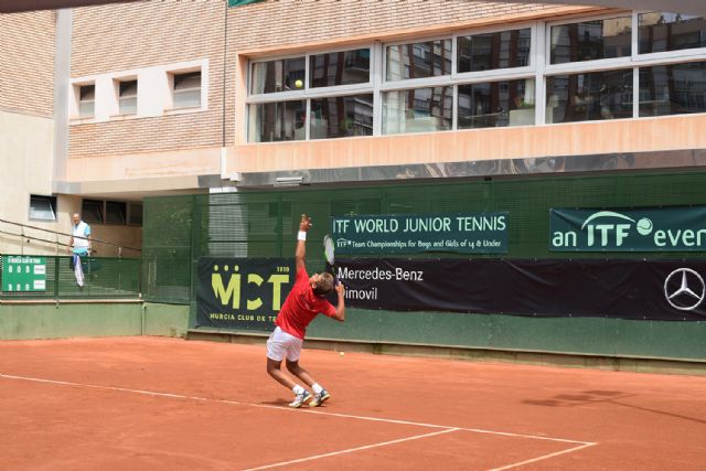España, a la final del Europeo de tenis infantil que se está disputando en el Murcia Club de Tenis 1919