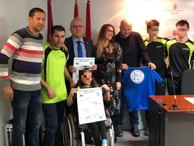 Un centenar de nadadores participan en el Open Nacional de Natación Adaptada de la Región de Murcia