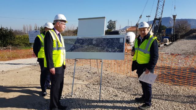 Los nuevos colectores del entorno del soterramiento evitarán inundaciones en episodios de fuertes lluvias en la zona sur del municipio
