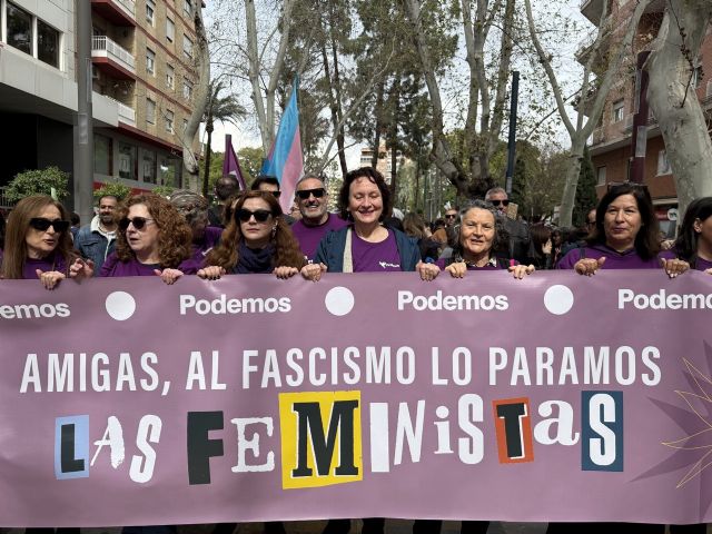 Podemos reivindica en el 8M un 'feminismo por la paz' frente a la guerra de Irán y la escalada militarista