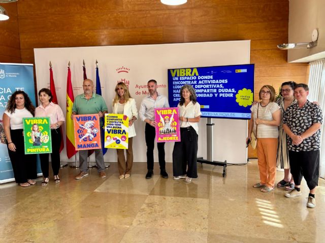 El programa municipal VIBRA ofrecerá este verano ocio saludable y actividades gratuitas para niños y jóvenes murcianos