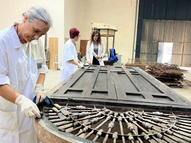 La restauración de los elementos singulares de la Cárcel Vieja entra en su fase final