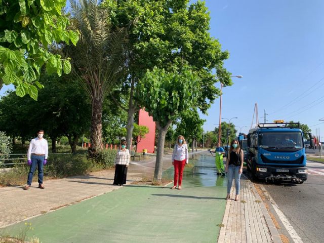 El Ayuntamiento trabaja en la desinfección del Campus de Espinardo