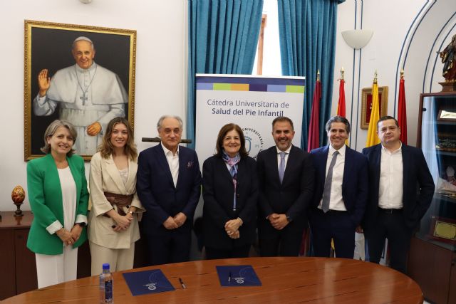 UCAM y Pablosky crean la primera cátedra de Europa en Salud del Pie Infantil