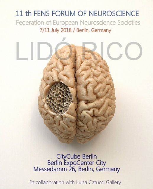 Lidó Rico, artista murciano, participa en el encuentro europeo más importante de neurociencia