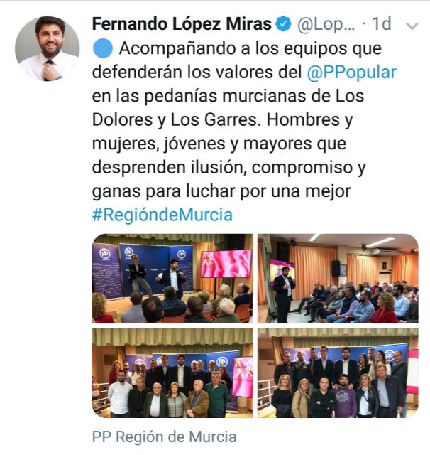 Ahora Murcia denuncia el uso partidista del PP de espacios municipales y de asociaciones