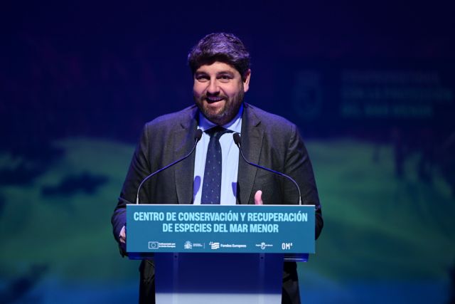 López Miras destaca que el Centro de Especies del Mar Menor 'será un complejo científico de primer nivel al servicio de la recuperación del ecosistema'