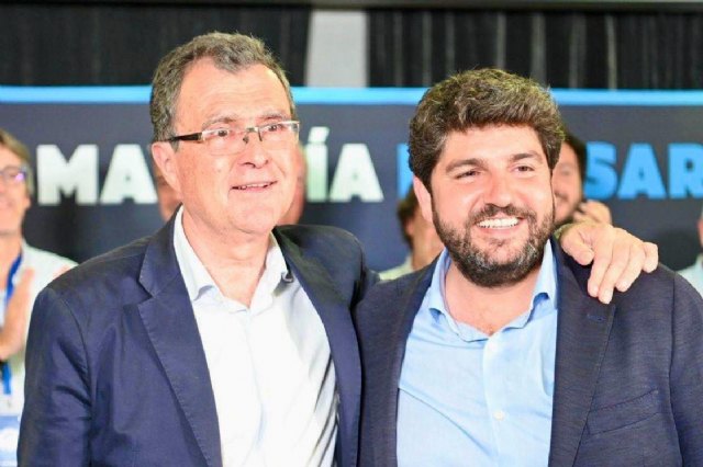 El Gobierno regional decreta un día de luto oficial por el fallecimiento del alcalde de Murcia