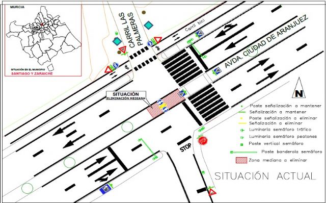 El Ayuntamiento mejorará las conexiones en la avenida Ciudad de Aranjuez favoreciendo conectividad y fluidez en el tráfico