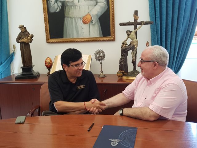 La UCAM firma un convenio de investigación en ciencias ambientales con la Texas Agricultural & Mechanical University