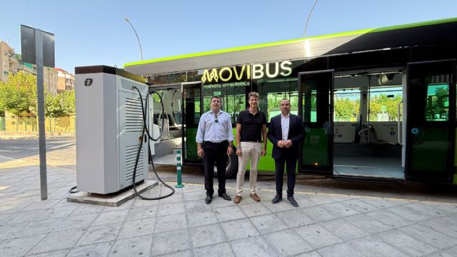 La Comunidad finaliza la instalación de los puntos de recarga para los autobuses eléctricos de 'Movibus' en Molina de Segura